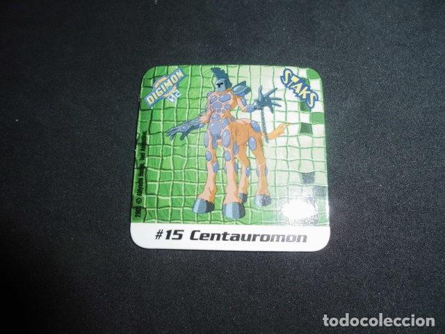 Coleccionismo: STAKS DIGIMON DIGITAL MONSTERS 02 - N&ordm; 15 - CENTAUROMON - PANINI 2001- MUY BUEN ESTADO.