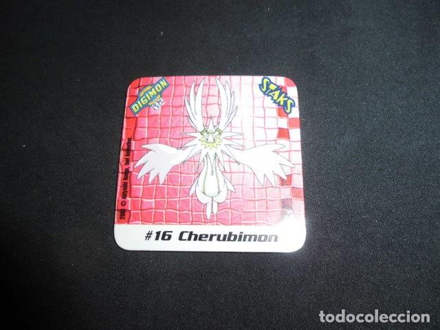 Coleccionismo: STAKS DIGIMON DIGITAL MONSTERS 02 - N&ordm; 16 - CHERUBIMON - PANINI 2001- MUY BUEN ESTADO.