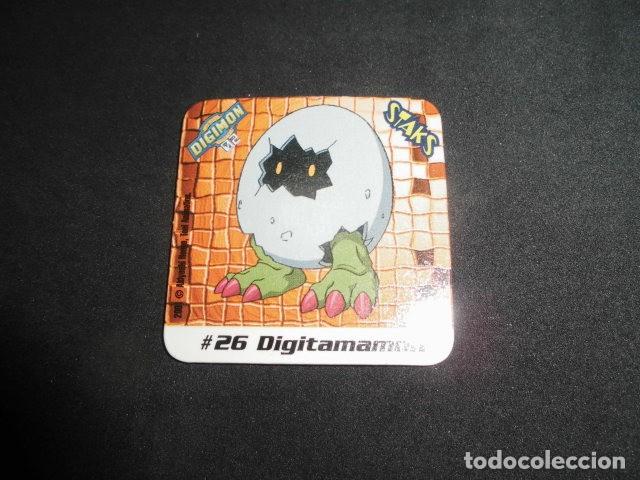 Coleccionismo: STAKS DIGIMON DIGITAL MONSTERS 02 - N&ordm; 26 - DIGITAMAMON - PANINI 2001- MUY BUEN ESTADO.