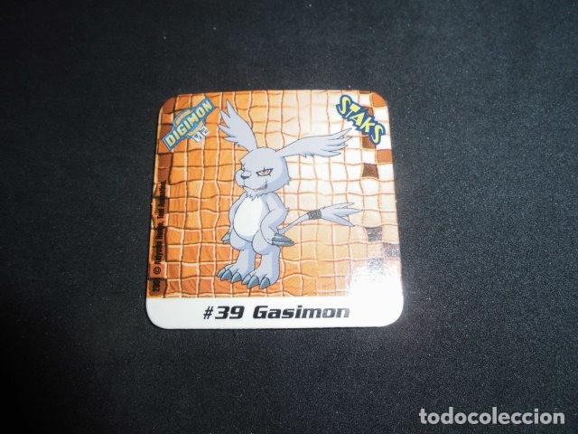 Coleccionismo: STAKS DIGIMON DIGITAL MONSTERS 02 - N&ordm; 39 - GASIMON - PANINI 2001- MUY BUEN ESTADO.
