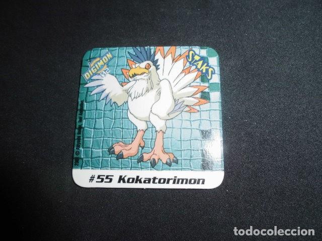 Coleccionismo: STAKS DIGIMON DIGITAL MONSTERS 02 - N&ordm; 55 - KOKATORIMON - PANINI 2001- MUY BUEN ESTADO.