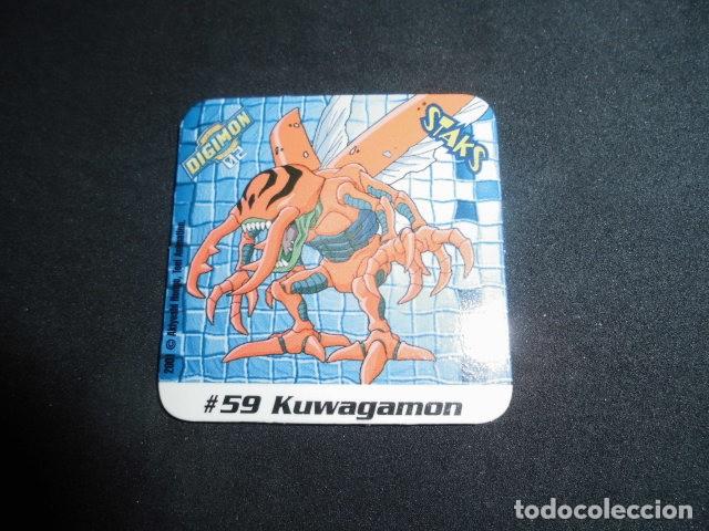 Coleccionismo: STAKS DIGIMON DIGITAL MONSTERS 02 - N&ordm; 59 - KUWAGAMON - PANINI 2001- MUY BUEN ESTADO.