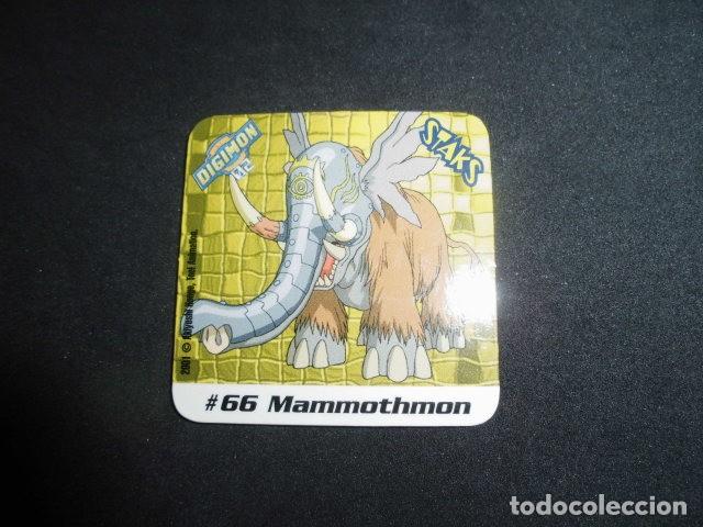 Coleccionismo: STAKS DIGIMON DIGITAL MONSTERS 02 - N&ordm; 66 - MAMMOTHMON - PANINI 2001- MUY BUEN ESTADO.
