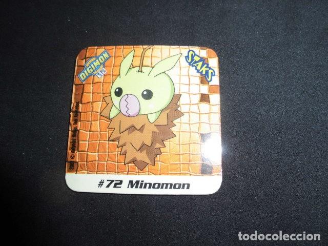 Coleccionismo: STAKS DIGIMON DIGITAL MONSTERS 02 - N&ordm; 72 - MINOMON - PANINI 2001- MUY BUEN ESTADO.