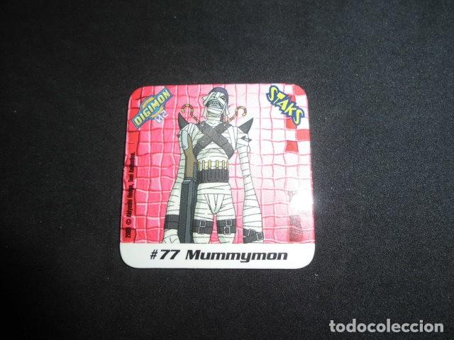 Coleccionismo: STAKS DIGIMON DIGITAL MONSTERS 02 - N&ordm; 77 - MUMMYMON - PANINI 2001- MUY BUEN ESTADO.