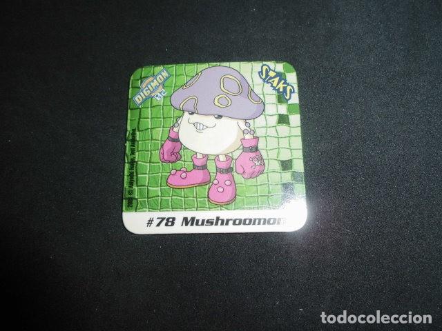 Coleccionismo: STAKS DIGIMON DIGITAL MONSTERS 02 - N&ordm; 78 - MUSHROOMON - PANINI 2001- MUY BUEN ESTADO.