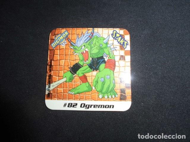 Coleccionismo: STAKS DIGIMON DIGITAL MONSTERS 02 - N&ordm; 82 - OGREMON - PANINI 2001- MUY BUEN ESTADO.
