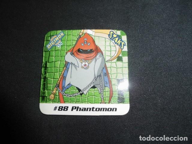 Coleccionismo: STAKS DIGIMON DIGITAL MONSTERS 02 - N&ordm; 88 - PHANTOMON - PANINI 2001- MUY BUEN ESTADO.