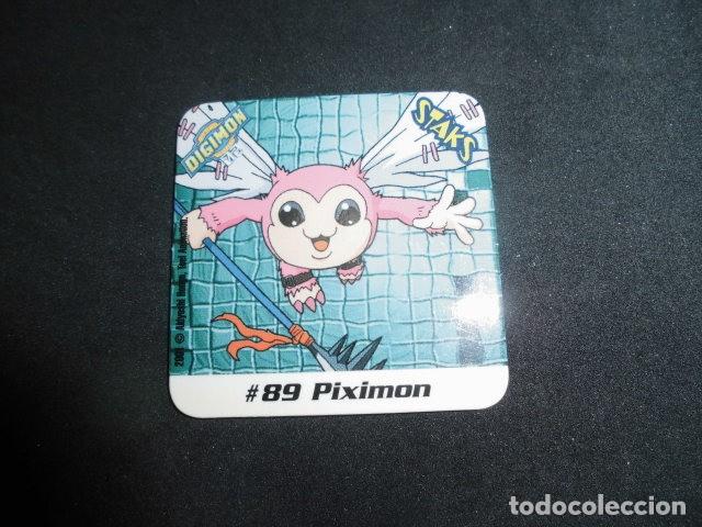 Coleccionismo: STAKS DIGIMON DIGITAL MONSTERS 02 - N&ordm; 89 - PIXIMON - PANINI 2001- MUY BUEN ESTADO.