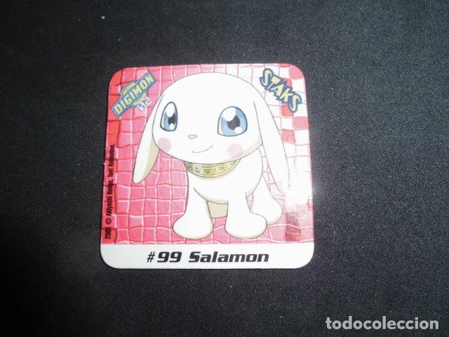 Coleccionismo: STAKS DIGIMON DIGITAL MONSTERS 02 - N&ordm; 99 - SALAMON - PANINI 2001- MUY BUEN ESTADO.