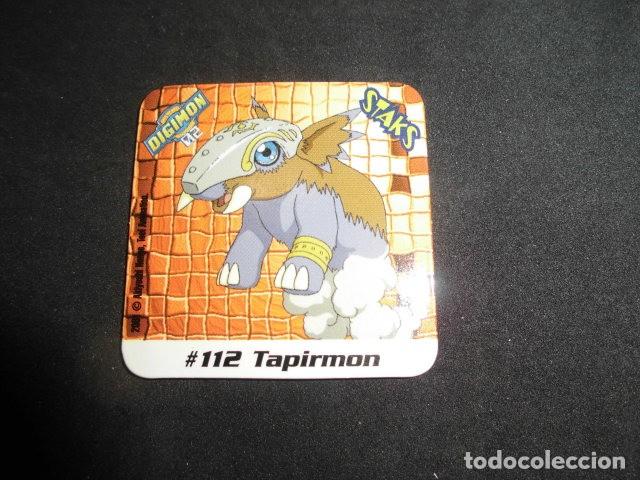 Coleccionismo: STAKS DIGIMON DIGITAL MONSTERS 02 - N&ordm; 112 - TAPIRMON - PANINI 2001- MUY BUEN ESTADO.