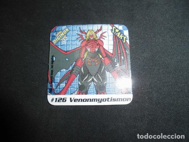 Coleccionismo: STAKS DIGIMON DIGITAL MONSTERS 02 - N&ordm; 126 - VENONMYOTISMON - PANINI 2001- MUY BUEN ESTADO.