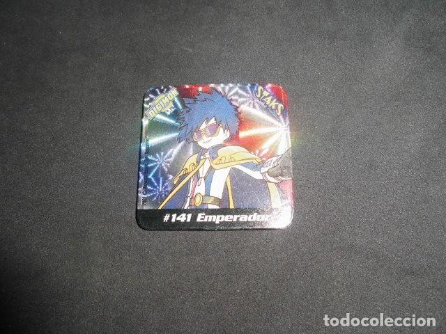 Coleccionismo: STAKS DIGIMON DIGITAL MONSTERS 02 - N&ordm; 141 - EMPERADOR - PANINI 2001- MUY BUEN ESTADO.