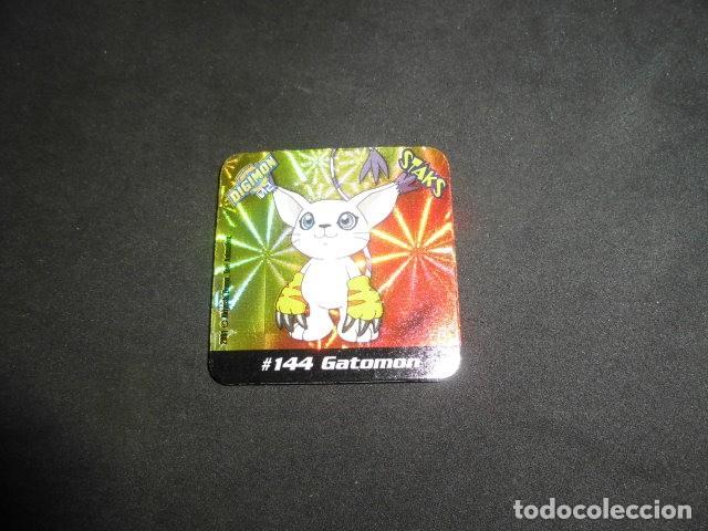 Coleccionismo: STAKS DIGIMON DIGITAL MONSTERS 02 - N&ordm; 144 - GATOMON - PANINI 2001- MUY BUEN ESTADO.