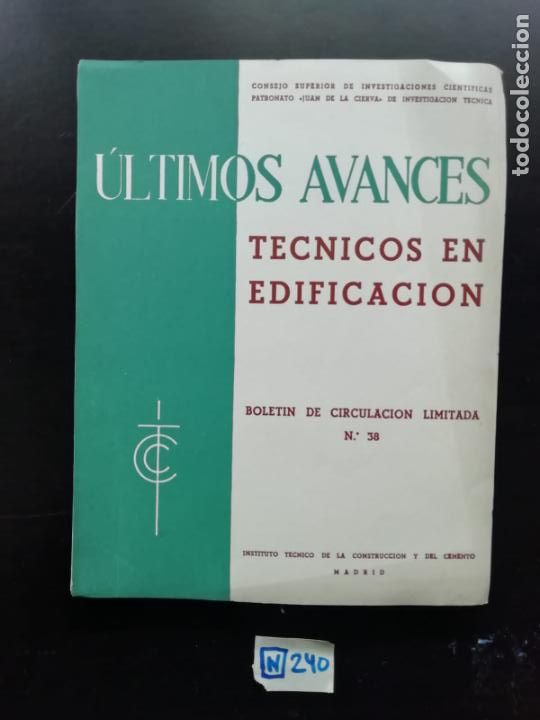 Coleccionismo: Ultimos Avances Tecnicos En Edificaci&oacute;n - Foto 1
