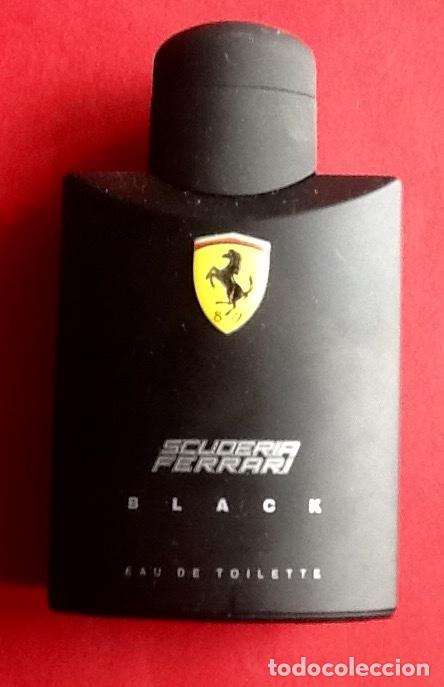 Coleccionismo: FRASCO DE PERFUME - FERRARI - ESCUDERIA FERRARI-BLACK - EL ENVIO ESTA INCLUIDO.