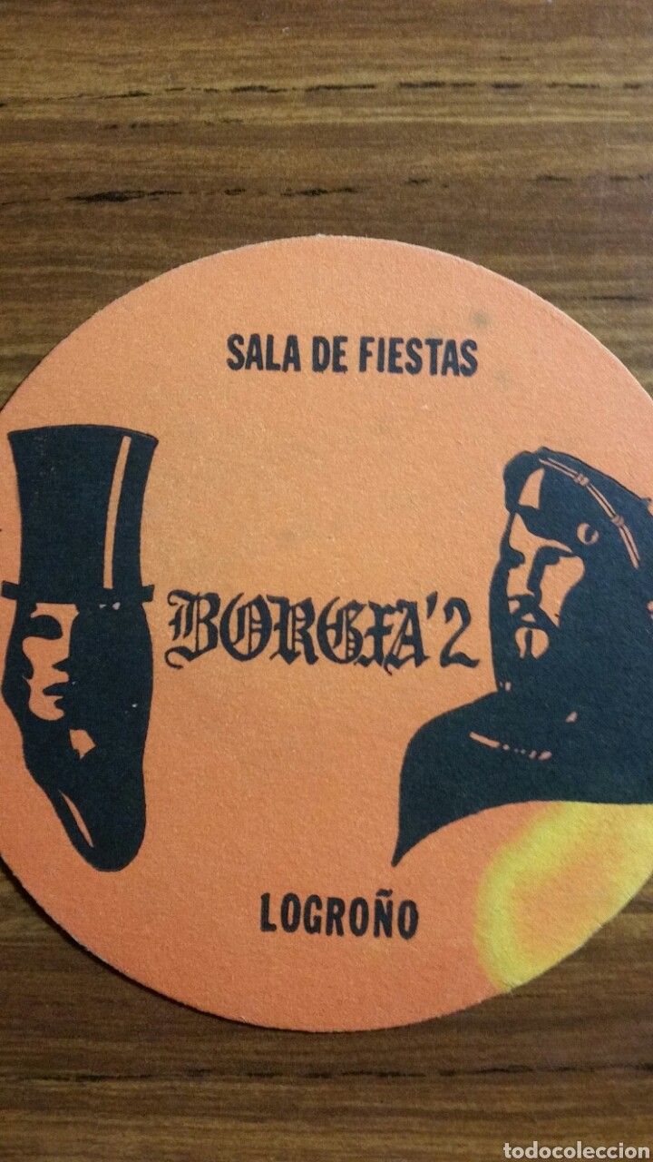 Coleccionismo: LOGRO&Ntilde;O posavasos Discoteca BORGIA 2 - Foto 1