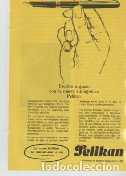 Coleccionismo: ANUNCIO PUBLICIDAD ESTILOGRAFICA PELIKAN