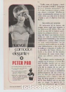 Coleccionismo: ANUNCIO PUBLICIDAD SOSTEN PETER PAN-EDITORIAL LABOR