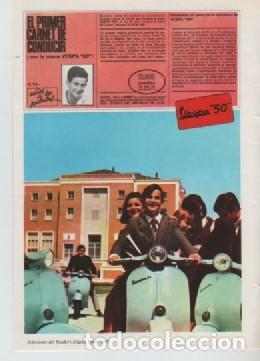 Coleccionismo: ANUNCIO PUBLICIDAD CICLOMOTORES VESPA-TELEVISORES KOLSTER