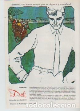 Coleccionismo: ANUNCIO PUBLICIDAD CAMISA DALI-GINEBRA BOOTHS