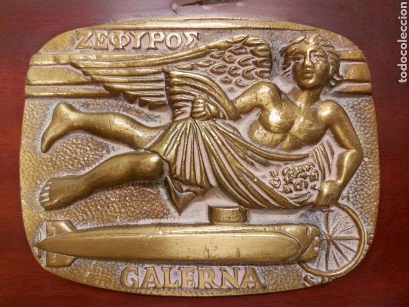 Coleccionismo: Metopa Galerna Bronce - Foto 2