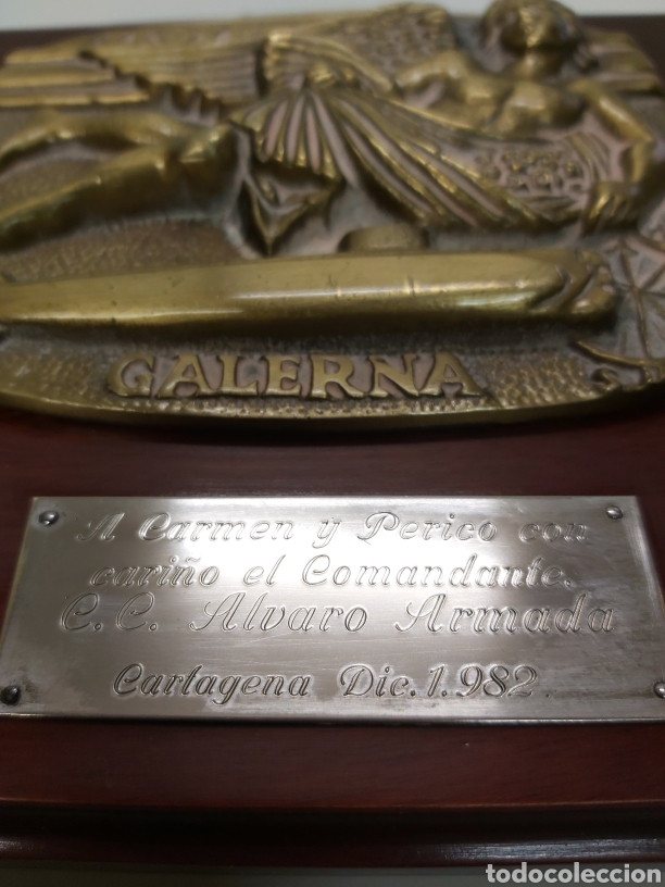 Coleccionismo: Metopa Galerna Bronce - Foto 3