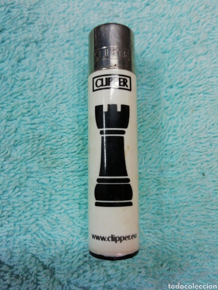 Coleccionismo: Mechero clipper torre de ajedrez
