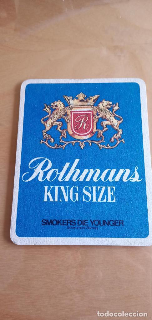 Coleccionismo: Posavasos tabaco rothmans - Foto 1