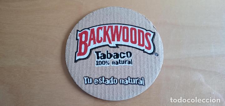 Coleccionismo: posavasos tabaco backwoods - Foto 1