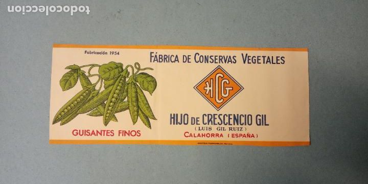 Collectionnisme: PROPAGANDA ANTIGUA MUY RARA. FABRICA DE CONSERVAS VEGETAL.