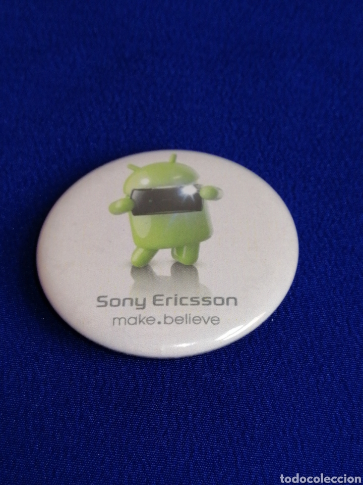 Coleccionismo: CHAPA SONY ERICSSON ANDROID DIFICIL DE CONSEGUIR - Foto 1