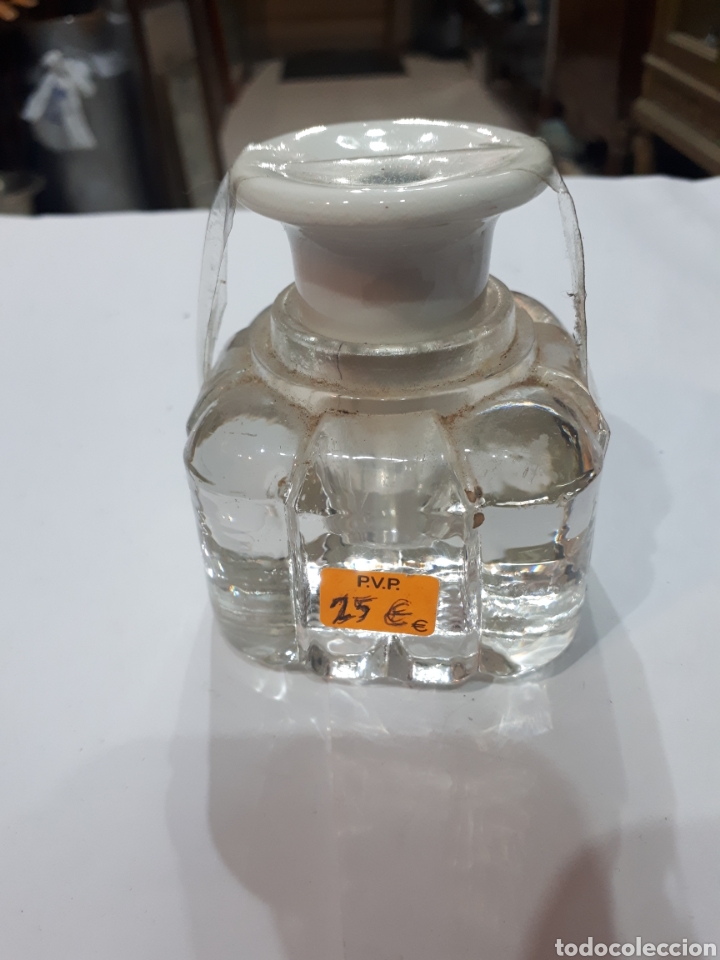 Coleccionismo: Tintero de cristal - Foto 1