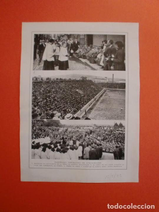 Coleccionismo: BARCELONA MERCADO PLANTAS MEDICINALES PARC G&Uuml;ELL CAMPO DE LES CORTS 20/5/1923