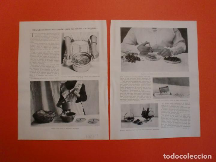 Collezionismo: UTENSILIOS INTERESANTES PARA LA COCINA DESHUESADOR DE CEREZAS SECADOR DE JAB&Oacute;N- 11/2/1923