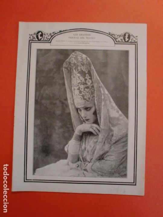 Collezionismo: LAS GRANDES FIGURAS DEL TEATRO RAQUEL MELLER CANCIONISTA - 27/4/1923