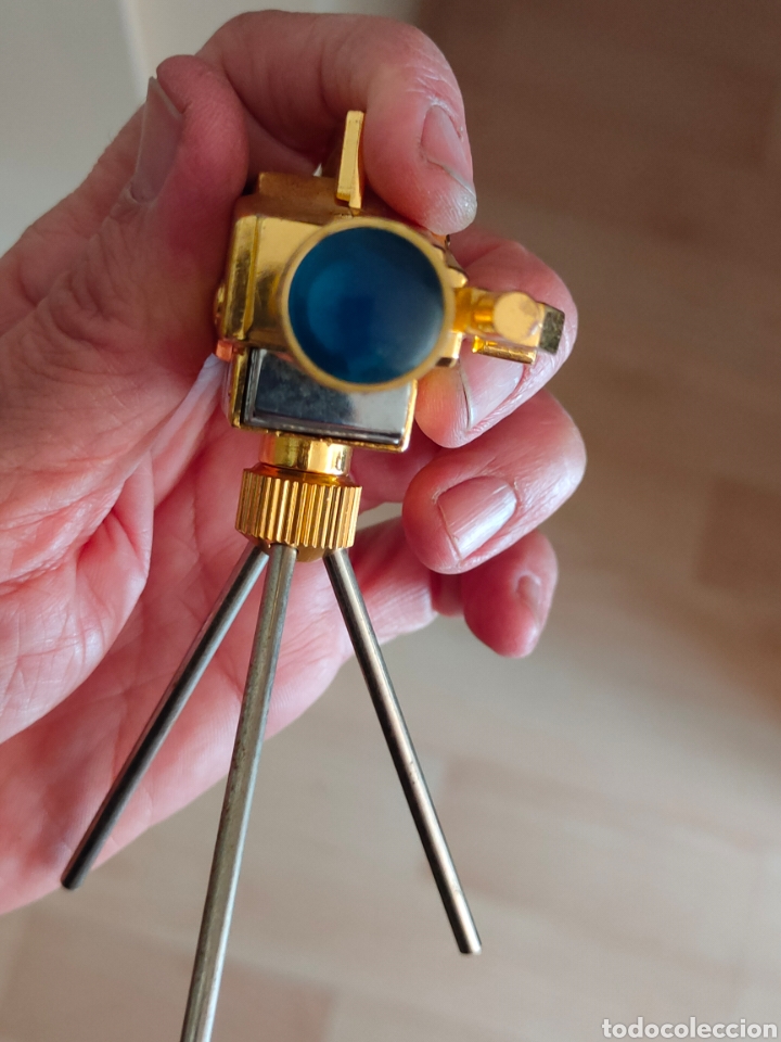Coleccionismo: ANTIGUO ENCENDEDOR CAMARA DE CINE CON TR&Iacute;PODE FUNCIONANDO - Foto 6