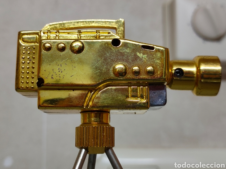 Coleccionismo: ANTIGUO ENCENDEDOR CAMARA DE CINE CON TR&Iacute;PODE FUNCIONANDO - Foto 5