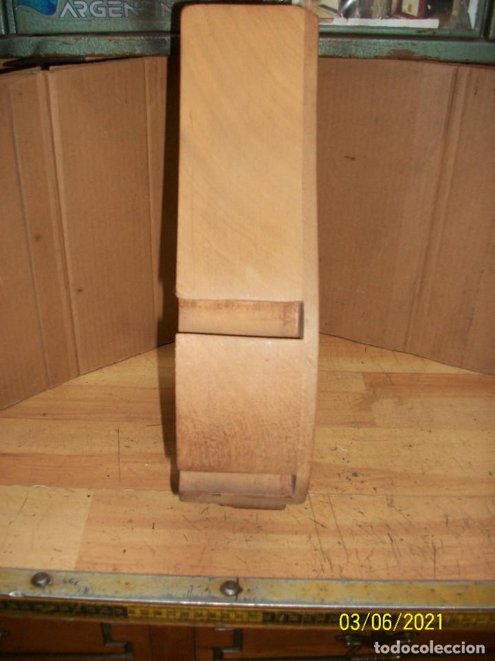 Coleccionismo: FIGURA DE MADERA DEL AS DE PICA - Foto 4