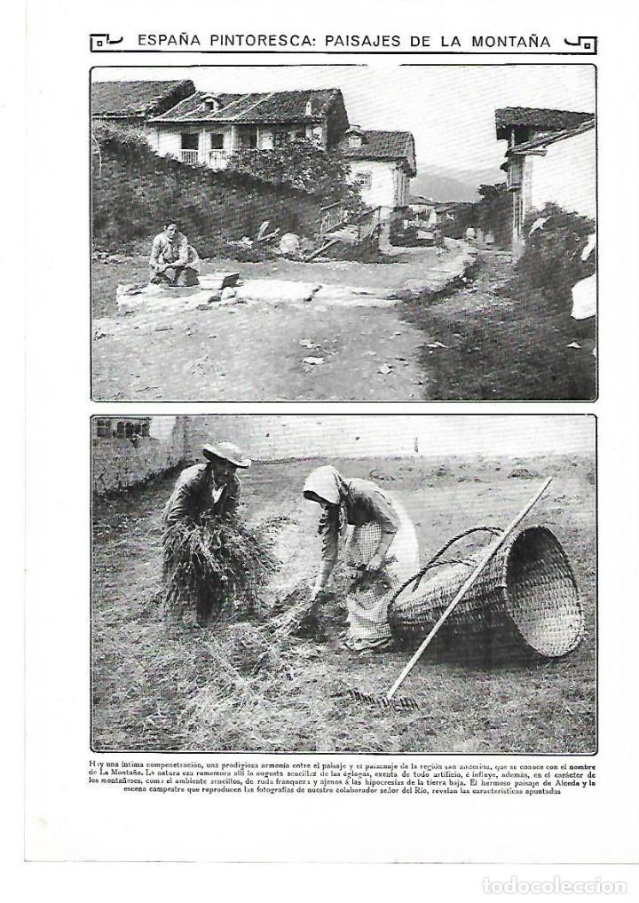 Colecionismo: A&Ntilde;O 1913 SANTANDER FOTOGRAFIA ANIMADA PAISAJES DE LA MONTA&Ntilde;A ALCEDA TRABAJOS DEL CAMPO CARROS