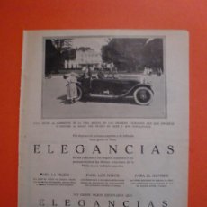 Coleccionismo: LEA UD, REVISTA DE MODAS ELEGANCIA AUTOMOVIL - TELEFONIA SIN HILOS - 27/4/1923. Lote 246154335