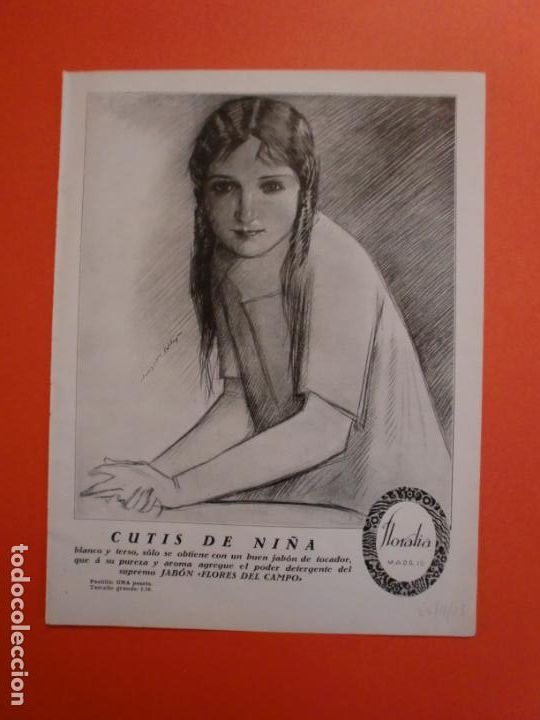 Collezionismo: JAB&Oacute;N FLORES DEL CAMPO DE FLORALIA - ALEGORIAS POR E. RAMIREZ ANGEL - 27/4/1923