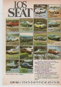 Coleccionismo: ANUNCIO PUBLICIDAD AUTOMOVILES SEAT