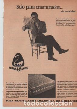 Coleccionismo: ANUNCIO PUBLICIDAD COLCHON FLEX - Foto 1