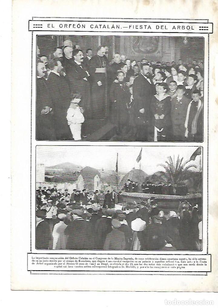 Collectionnisme: A&Ntilde;O 1912 RECORTE PRENSA MUSICA ORFEO CATALA EN EL CONGRESO DE LA MUSICA SAGRADA