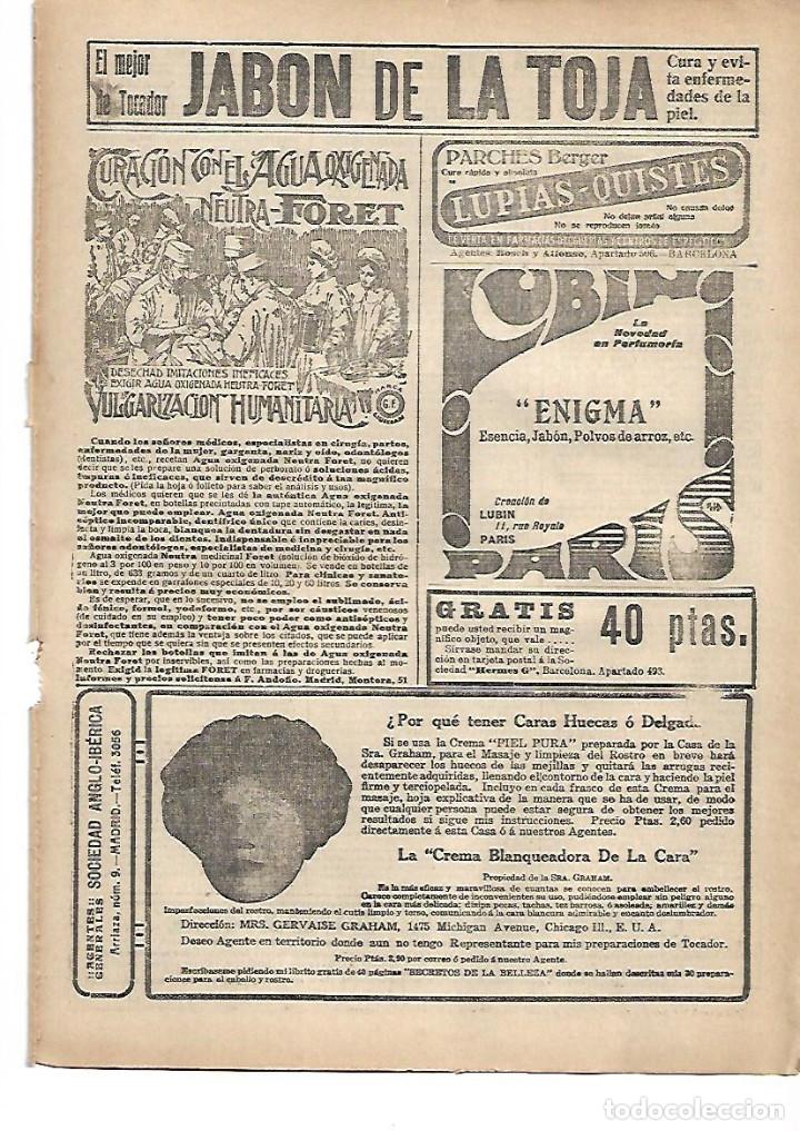 Coleccionismo: A&Ntilde;O 1912 RECORTE PRENSA PUBLICIDAD AGUA OXIGENADA FORET