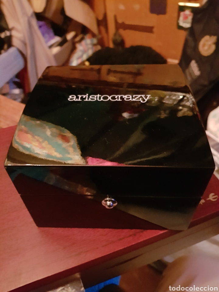 Coleccionismo: BONITA CAJA DE RELOJ ARISTROCRAZY DE MADERA LACADA