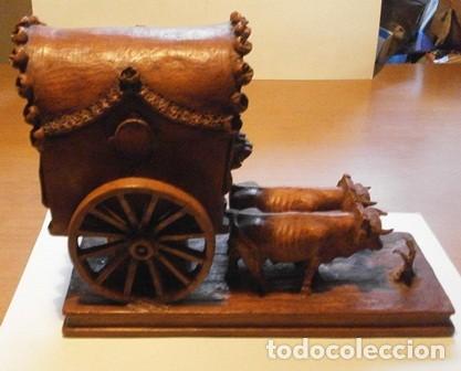Coleccionismo: CARRETA ROCIERA EN ARCILLA. FIGURA-002