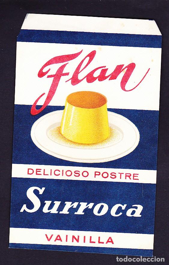 Coleccionismo: envoltorio flan surroca industrias surroca - Foto 1