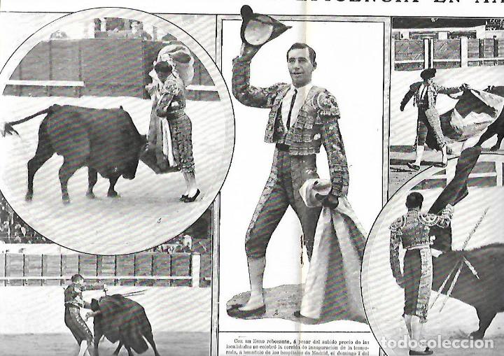 Coleccionismo: A&Ntilde;O 1912 RECORTE PRENSA MADRID TOROS CORRIDA DE BENEFICENCIA CARTEL DE ABONO VICENTE PASTOR